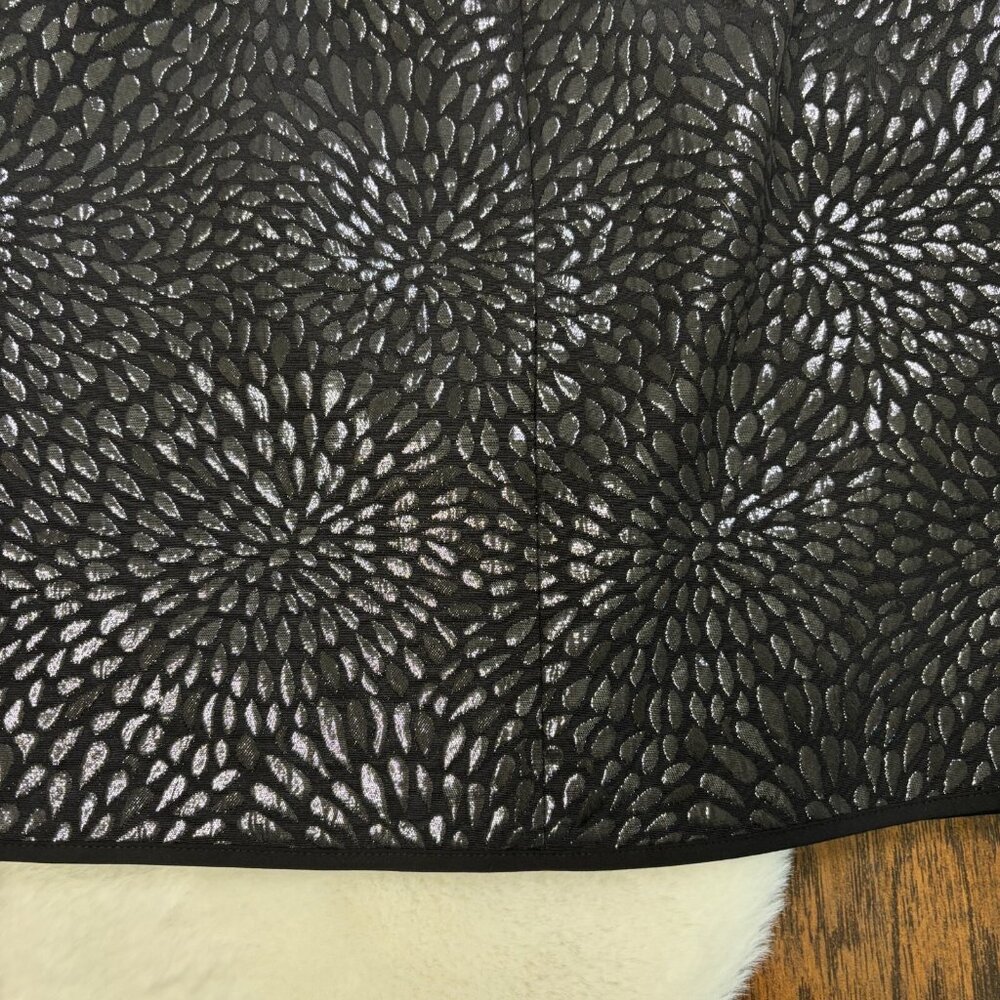 LOFT Skirt 2P Black Metallic 2‎ Petite Women's - Picture 7 of 12